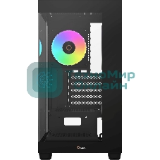 Компьютерный корпус Ocypus Gaммa C52 BK ARGB mATX/win/black/3 ARGB fans/no PSU/Tempered Glass