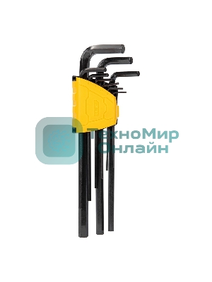 Ключи Deli Набор шестигранных ключей сверхдлинных Deli DL231309H 9 шт размеры 1,5,2,2,5,3,4,5,6,8,10мм, пластиковый держатель