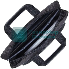 Сумка для ноутбука ExeGate EX264611RUS Office F1596 Black, черная, полиэстер, для ноутбуков до 15.6