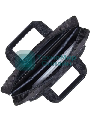 Сумка для ноутбука ExeGate EX264611RUS Office F1596 Black, черная, полиэстер, для ноутбуков до 15.6