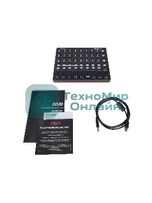 MIDI контроллер AKAI MIDIMIX 24 энкодера, 9 фейдеров, 8 кнопок Mute/Solo, 8 кнопок Rec Arm