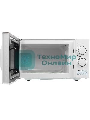 Микроволновая печь BBK 23MWS-927M/W белый, 23 л, 900 Вт, переключатели - поворотный механизм