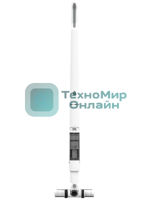 Пылесос вертикальный Candy CVC150W белый, питание от аккумулятора, 200 Вт, уборка сухая, пылесборник 1,3 л