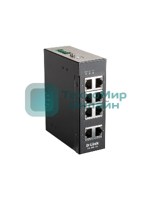 Коммутатор D-Link DIS-100E-8W/A1A, 8×100 Мбит/с, неуправляемый