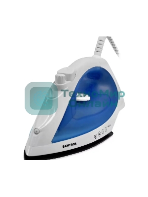 Утюг Samtron HG-5023B белый/синий, 1800 Вт, 20 г/мин, 80 г/мин, 160 мл