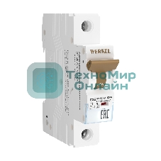Автоматический выключатель Werkel 1P  25 A  C  4,5 kА W901P254