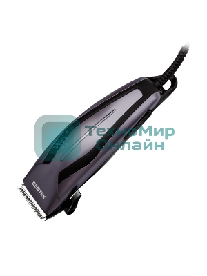 Машинка для стрижки волос Centek CT-2128 черный/фиолетовый