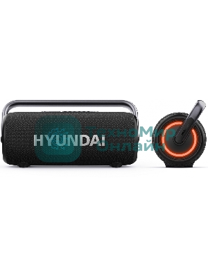 Колонка портативная Hyundai H-PS1029 черный 220W 4.1 BT 10м 4800mAh