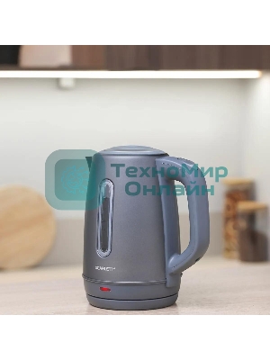 Чайник электрический Scarlett SC-EK21S42 1.8 л, 1800 Вт, графит корпус: пластик