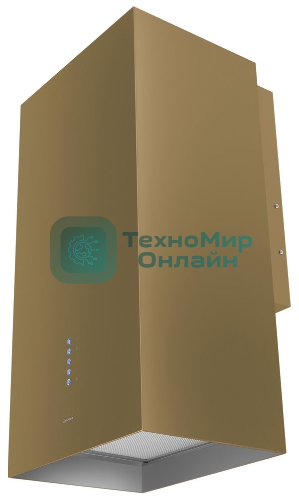 Вытяжка пристенная островная Maunfeld Bath 402 золотой, 40 см, 1150 куб. м/ч, 52 дБ