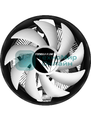 Устройство охлаждения(кулер) Formula AC Air Frost Plus RGb Soc-AM5/AM4/1200/1700/1851 черный 3-pin 24dB Al 110W 360gr Ret (AIR FROST PLUS FRGb 3P)