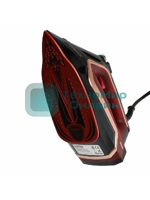 Утюг Centek CT-2313 красный, 2400 Вт, 50 г/мин, 185 г/мин, 350 мл