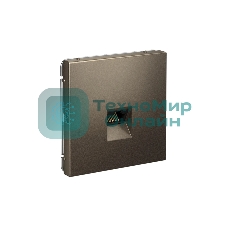 Розетка компьютерная SE GAL000683 ArtGallery RJ45 кат.5E механизм мокко