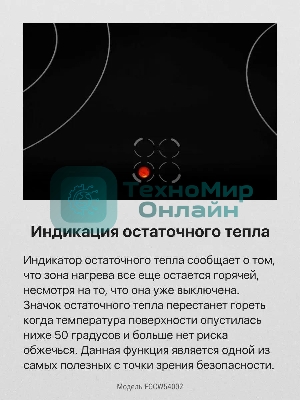 Плита электрическая Hansa FCCW54002 белый, конфорок 4 шт, духовка 68 л, 50 см x 85 см x 60 см