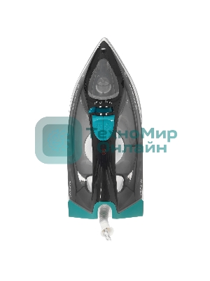 Утюг BRAYER BR4008 серый/зеленый, 2400 Вт, 25 г/мин, 140 г/мин, 330 мл