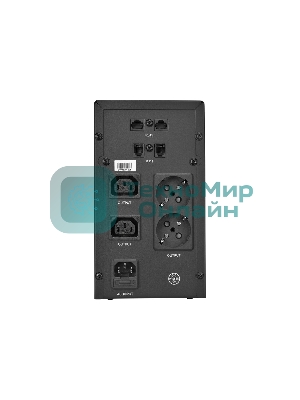 Источник бесперебойного питания CROWN CMU-SP1200 COMBO / 1200ВА / 720Вт / 2xIEC + 2xEURO