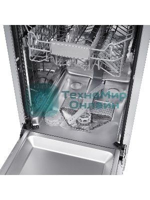 Встраиваемая посудомоечная машина Evelux BD 4502, белый, 44.8 см, 10 компл., 47 дБ, класс A++