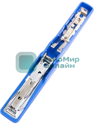 Степлер Deli E0271 Essential N10 (15 листов), ассорти, 50 скоб, закрытый, коробка