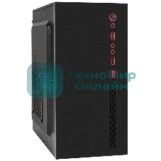 Компьютерный корпус Miditower ExeGate AA-443U-UNS500 (ATX, БП UNS500 с вент. 12см, 2хUSB+1хUSB 3.0+HD Audio, черный)