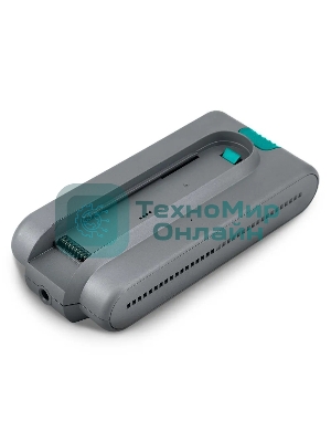 Пылесос вертикальный Kitfort КТ-5305 серый/синий, питание от аккумулятора, 225 Вт, уборка сухая, пылесборник 0.5 л