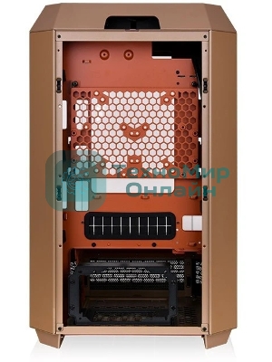 Компьютерный корпус Thermaltake The Tower 300 Gravel Send коричневый без БП mATX 8x120мм 6x140мм 2xUSB 3.0 audio bott PSU
