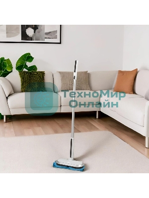 Пылесос-электровеник Xbot RM2 серый, питание от аккумулятора, 240 Вт, уборка сухая