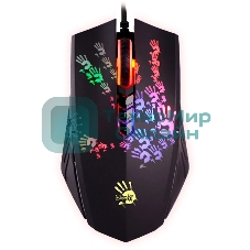Мышь проводная A4Tech Bloody A60A черный, 6200 dpi, USB Type-A, кнопки - 8