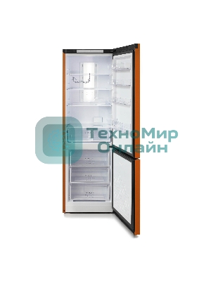 Холодильник Бирюса Б-T960NF оранжевый двухкамерный 240/100 л морозилка снизу, No Frost