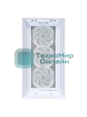 Компьютерный корпус ACD Lagrange; ATX, белый, FANS: 120мм ARGb: 3 Top + 1 Rear + HUB. Drive bay int: 3x3,5