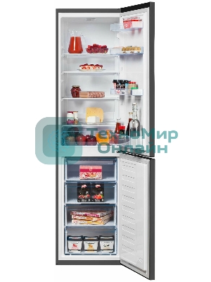Холодильник Beko B1RCSK332G темно-серый двухкамерный 213/118л морозилка снизу