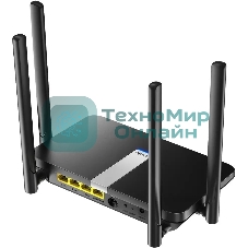 Роутер беспроводной Cudy LT500 AC1200 10/100BASE-TX/4G cat.4 черный