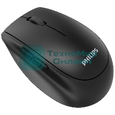Мышь беспроводная Philips SPK7627 черный, 1600 dpi, радиоканал, Bluetooth, USB, кнопки - 5