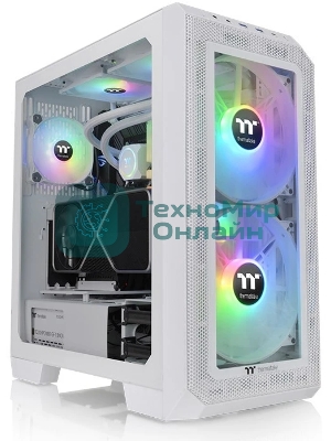 Компьютерный корпус Thermaltake View 300 MX белый без БП ATX 6x120мм 6x140мм 3x200мм 2xUSB 2.0 1xUSB 3.0 audio bott PSU