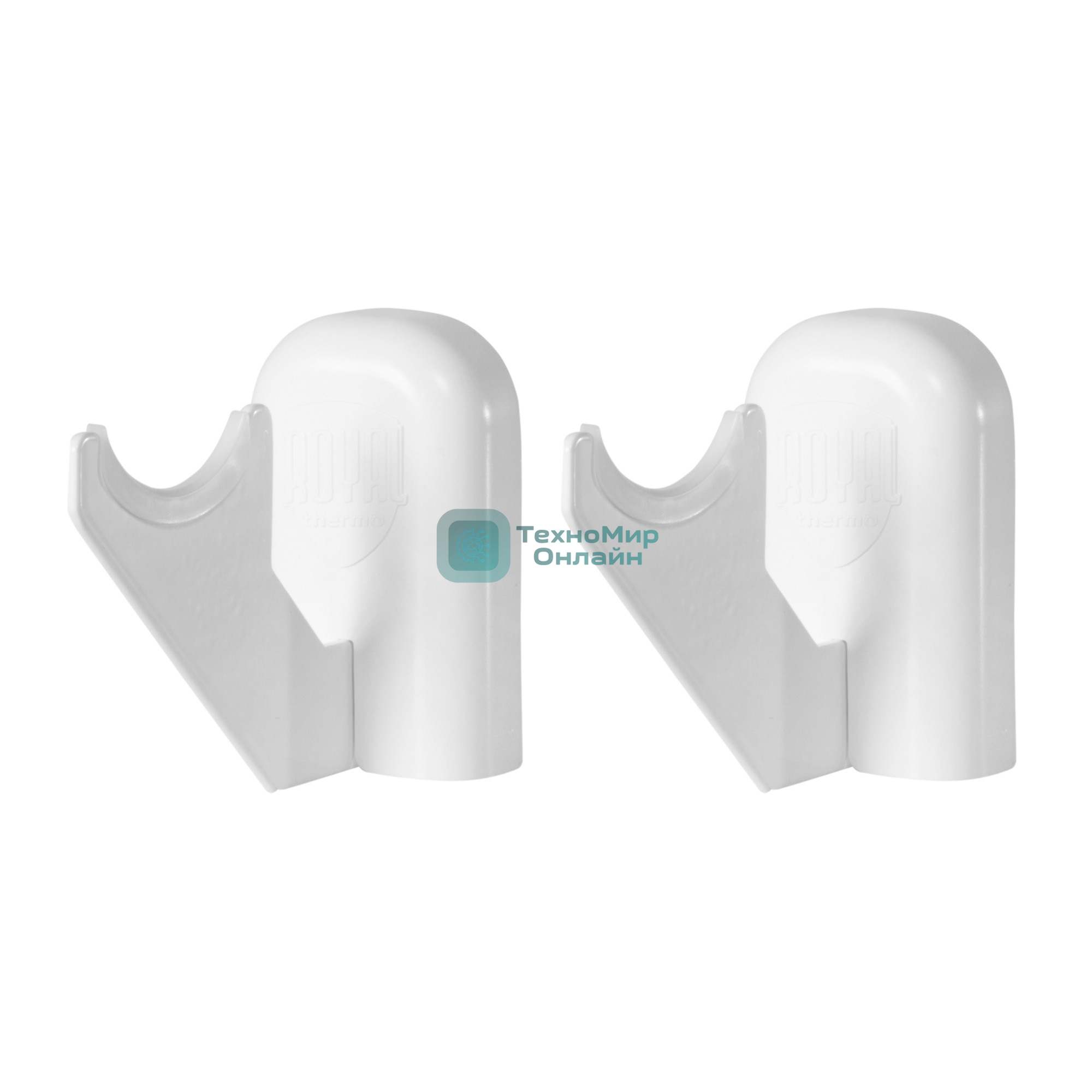 Комплект настенных регулируемых кронштейнов Royal Thermo Design 80, белые