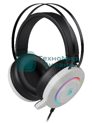 Гарнитура Bloody G521 белый, проводная, подсветка