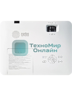 Проектор Cactus CS-S2.WT 3LCD 40000Lm LS 4000Lm ANSI (1024x768) 15000:1 ресурс лампы:10000часов 1xUSB typeA 2xHDMI 4.7кг