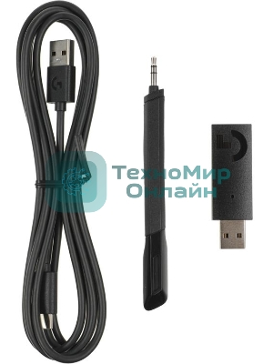 Гарнитура Logitech G733 чёрный, беспроводная, 2.4 ГГц, до 29 ч, LIGHTSYNC RGB