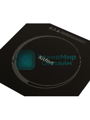 Плита электрическая Kitfort КТ-108 черный (настольная)