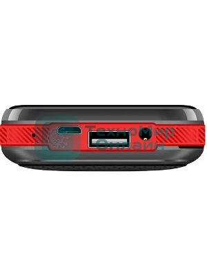 Мобильный телефон BQ 2842 Disco Boom черный/красный