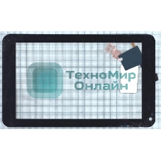 Сенсорное стекло (тачскрин) для LG Optimus Pad (V900), черное