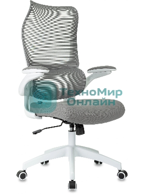 Кресло Бюрократ Sigma WH 1 серый, сетка