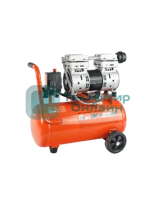 Компрессор Patriot WO 24-160 525306375 Безмасляный; Мощн. 1,1 кВт; Напр. 230В Об. двиг.: 2850 об/мин; Производительность: 160 л/мин; Объем ресивера: 24 л; Давление: 8 бар