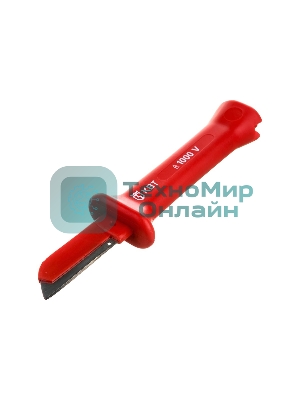 Нож монтерский диэлектрический НМИ-15 с частично изолированным прямым лезвием