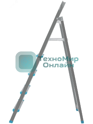 Лестница-стремянка стальная КУРС 5 ступеней, вес 5.5 кг