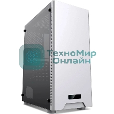 Компьютерный корпус Aerocool/Formula CL-3301W TG белый без БП ATX 1x120мм 2xUSB 2.0 1xUSB 3.0 audio bott PSU