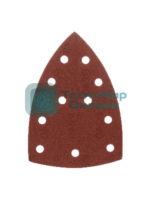 Треугольник абразивный Denzel на ворc. подложке под 