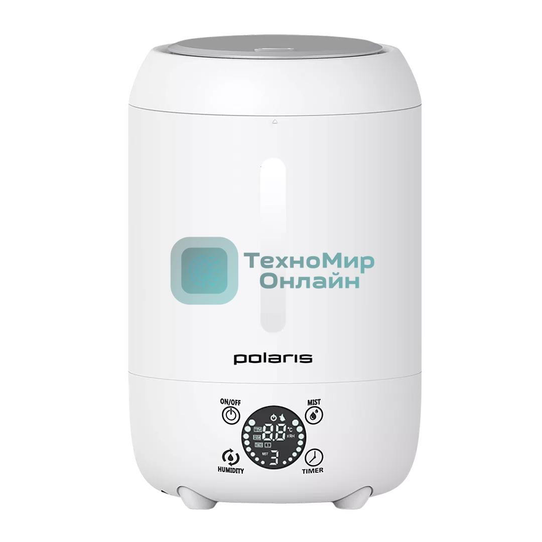 Увлажнитель воздуха Polaris PUH-0305TF белый, 45 м², 4.5 л