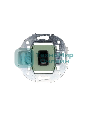 Розетка компьютерная СП OSEN RJ45 кат.6 механизм серый матовый LEZARD 743-7488-140