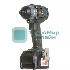 Профессиональный бесщеточный винтоверт аккумуляторный KLPRO KLDV18B-50 (18В, Li-ion-2шт, 5.0Ач, 180Нм, 2 скорости, подсветка,З/У,в кейсе)