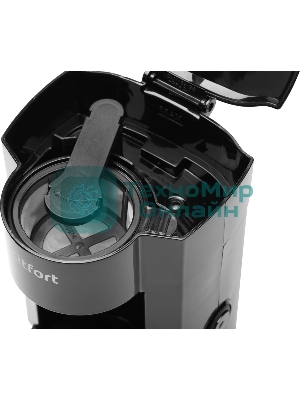 Кофеварка капельная Kitfort KT-763 350Вт черный